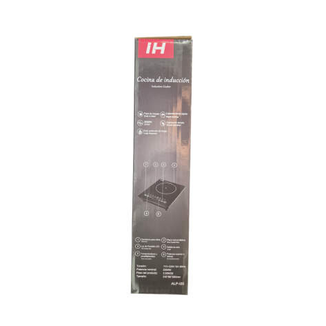 Cocina de inducción de una hornilla