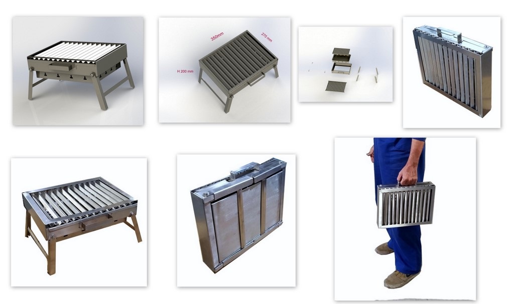 Minigrill portable 