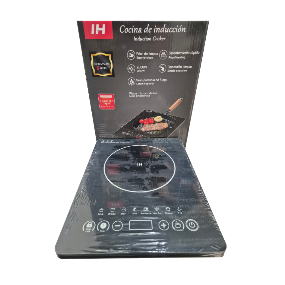 Cocina de inducción de una hornilla