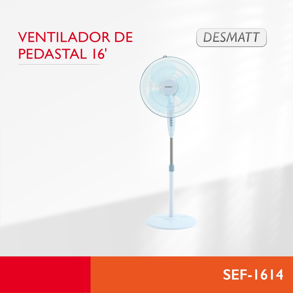 Ventilador pedestal 16 pulgadas 