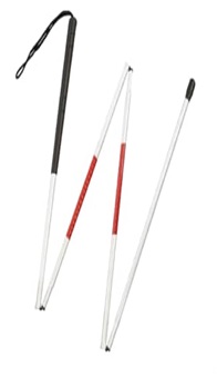 Bastón para invidentes adultos 