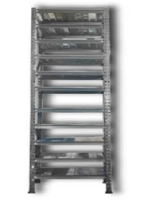 [CV000027] Estante galvanizado 4000 X 920 X 420 mm c/10 niveles 