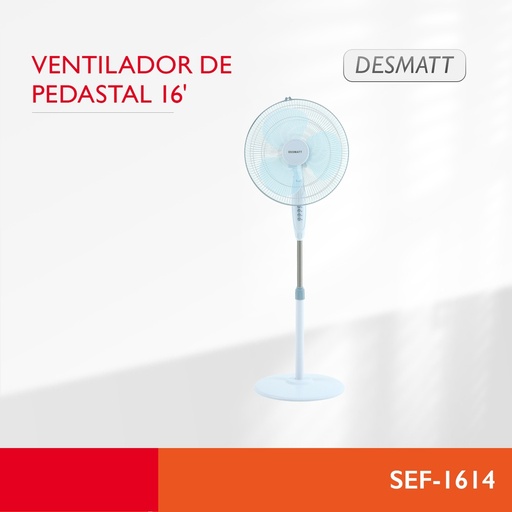 [CV000013] Ventilador pedestal 16 pulgadas 