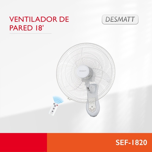 [CV000015] Ventilador de pared 18 pulgadas 