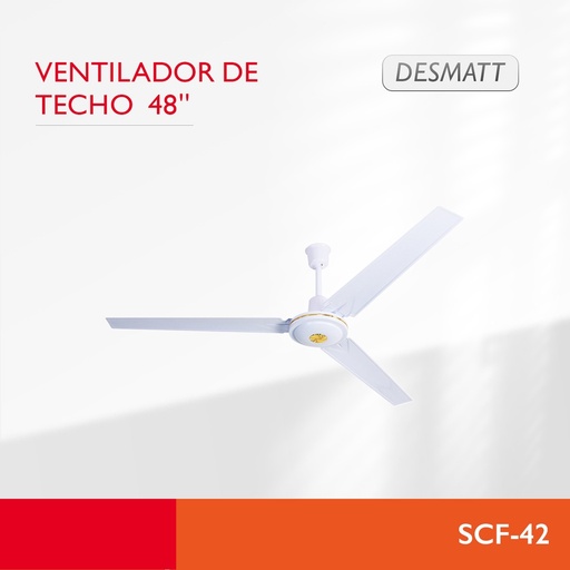 [CV000016] Ventilador de techo 48 pulgadas